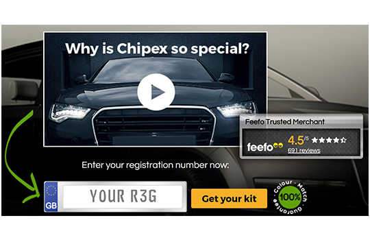Touch up paint for your car,  try Chipex!  Enter your reg now....
