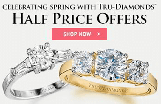 Tru-Diamonds give you all the luxury and look of top quality diamonds at a fraction of the price!